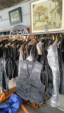 Real Leather vests