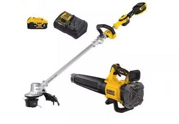DEWALT 20V MAX Trimmer & Blower Combo Kit – 4Ah Battery + Charger – Like New