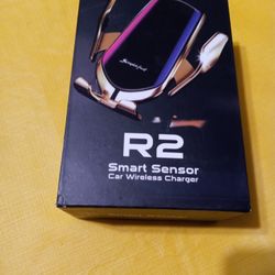Auto Clamping R2 Smart Sensor Car Wireless Charger0