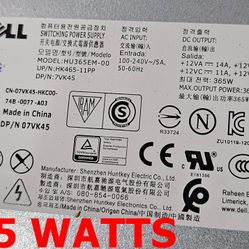 DELL POWER SUPPLY UNIT. 365w 