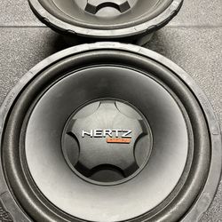 Hertz 12” Subwoofers 