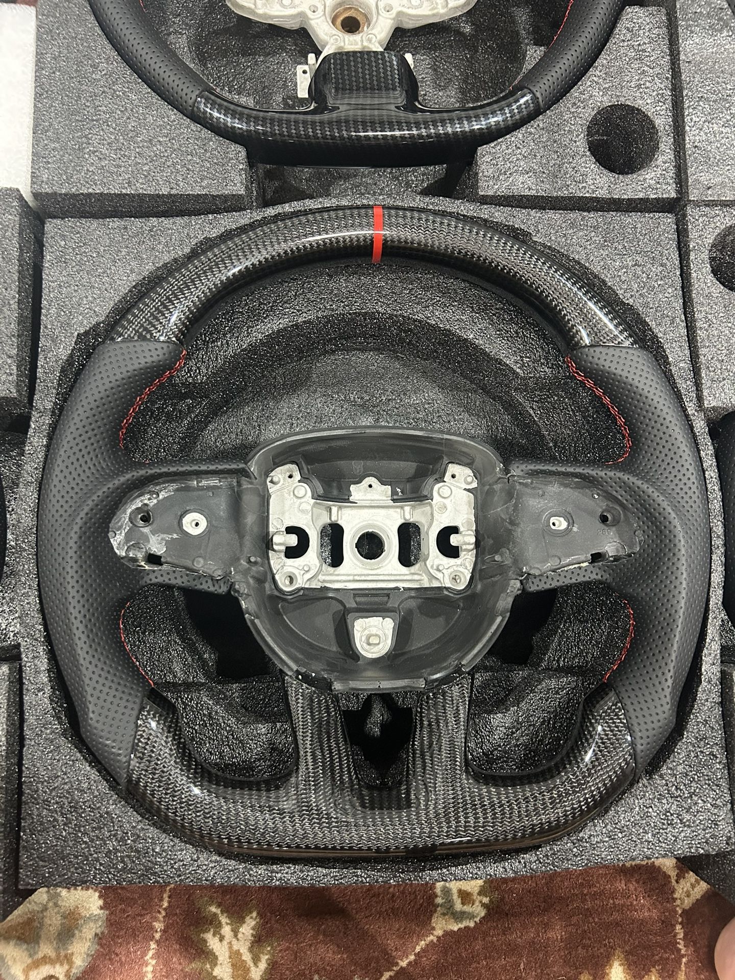 Dodge HEATED Carbon Fiber Steering Wheel (2014-2023)