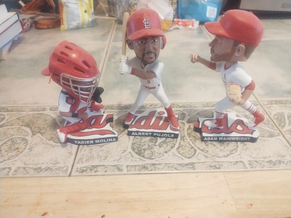 The Three Puzzle Piece St Louis Cardinals Bobbleheads