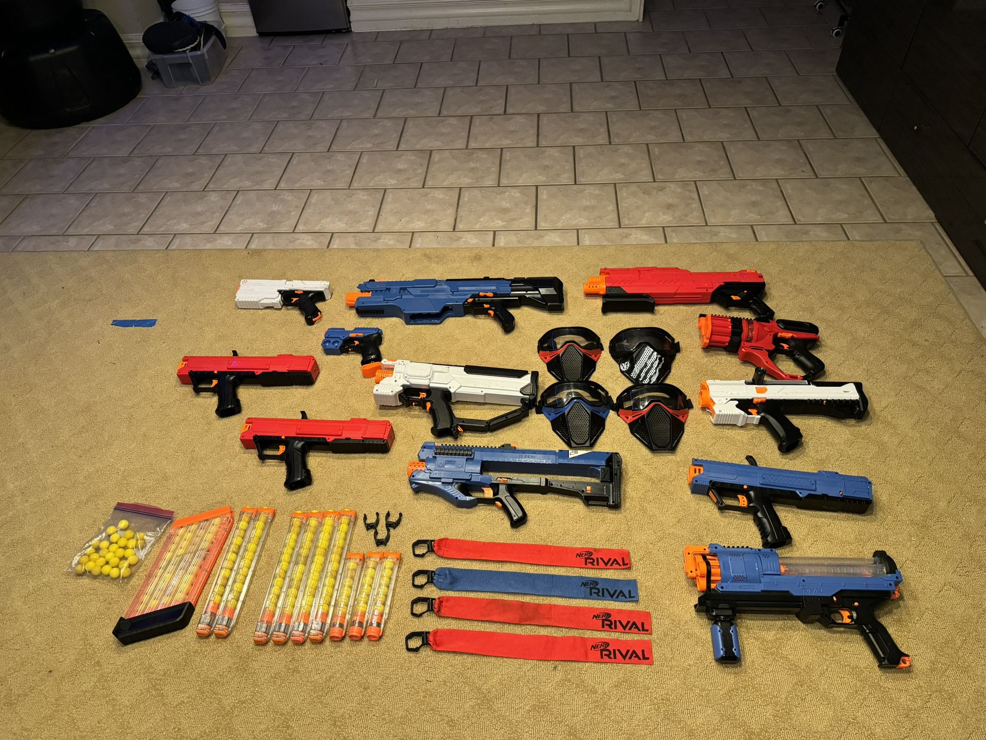 Huge Nerf Rival Lot $300 For Everything OBO 