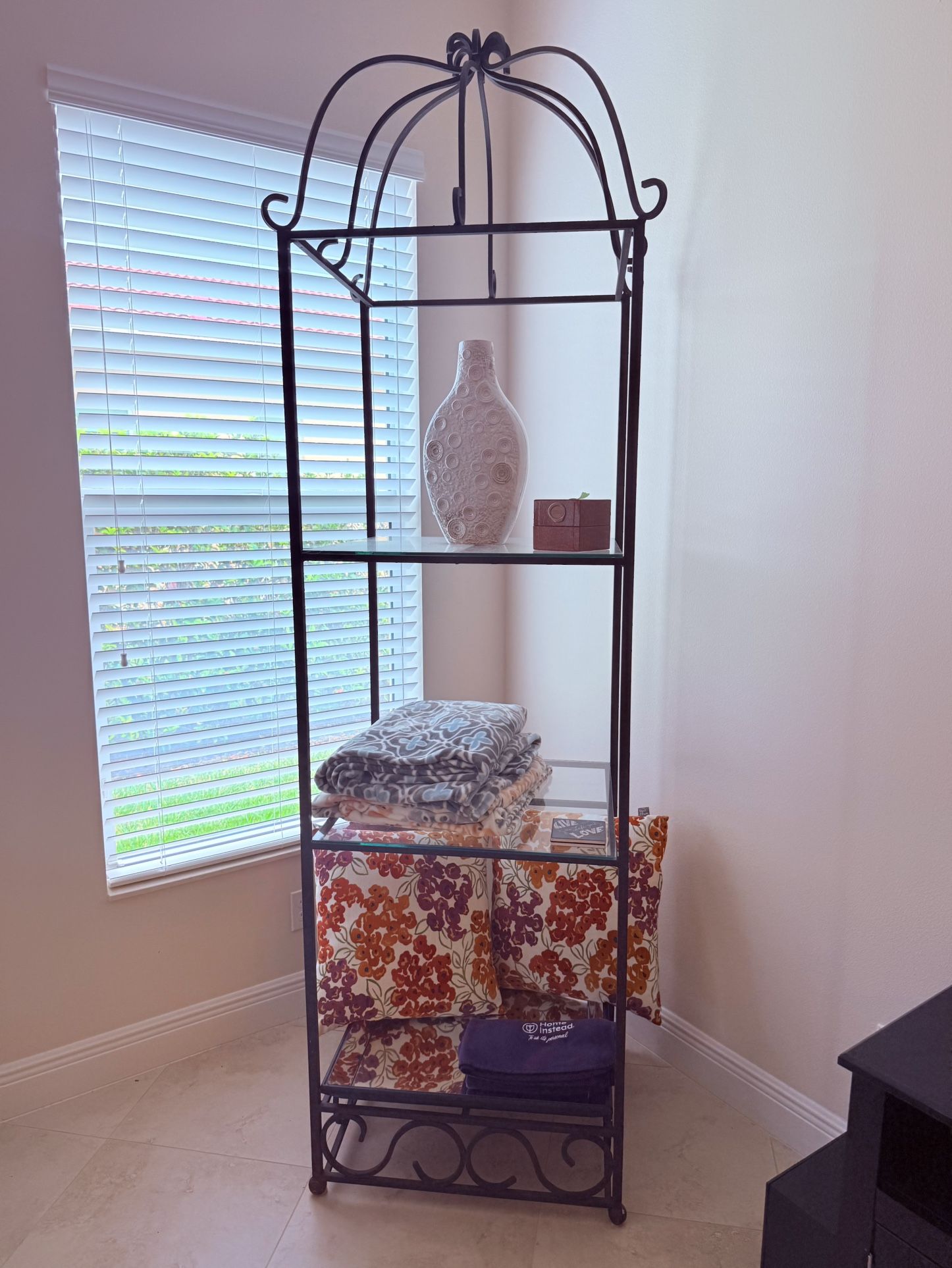 Large Side Glass Shelving Unit