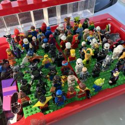 Legos Over 70 Characters With Miscellaneous Parts