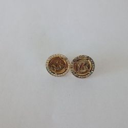 Michael Kors Earrings with MK Logo