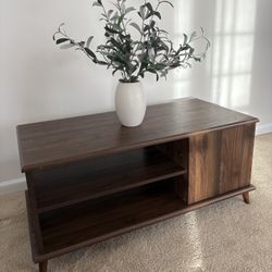 Dark Wood Coffee Table