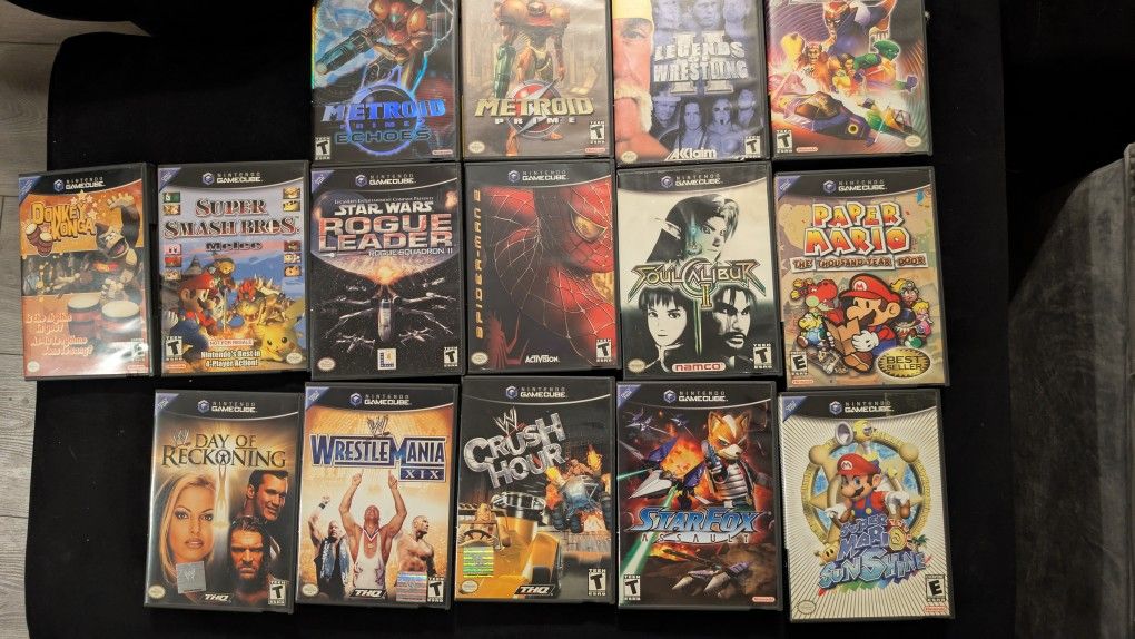15 GameCube Games Lot