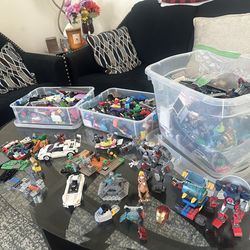 Assorted Hot Wheels and Legos
