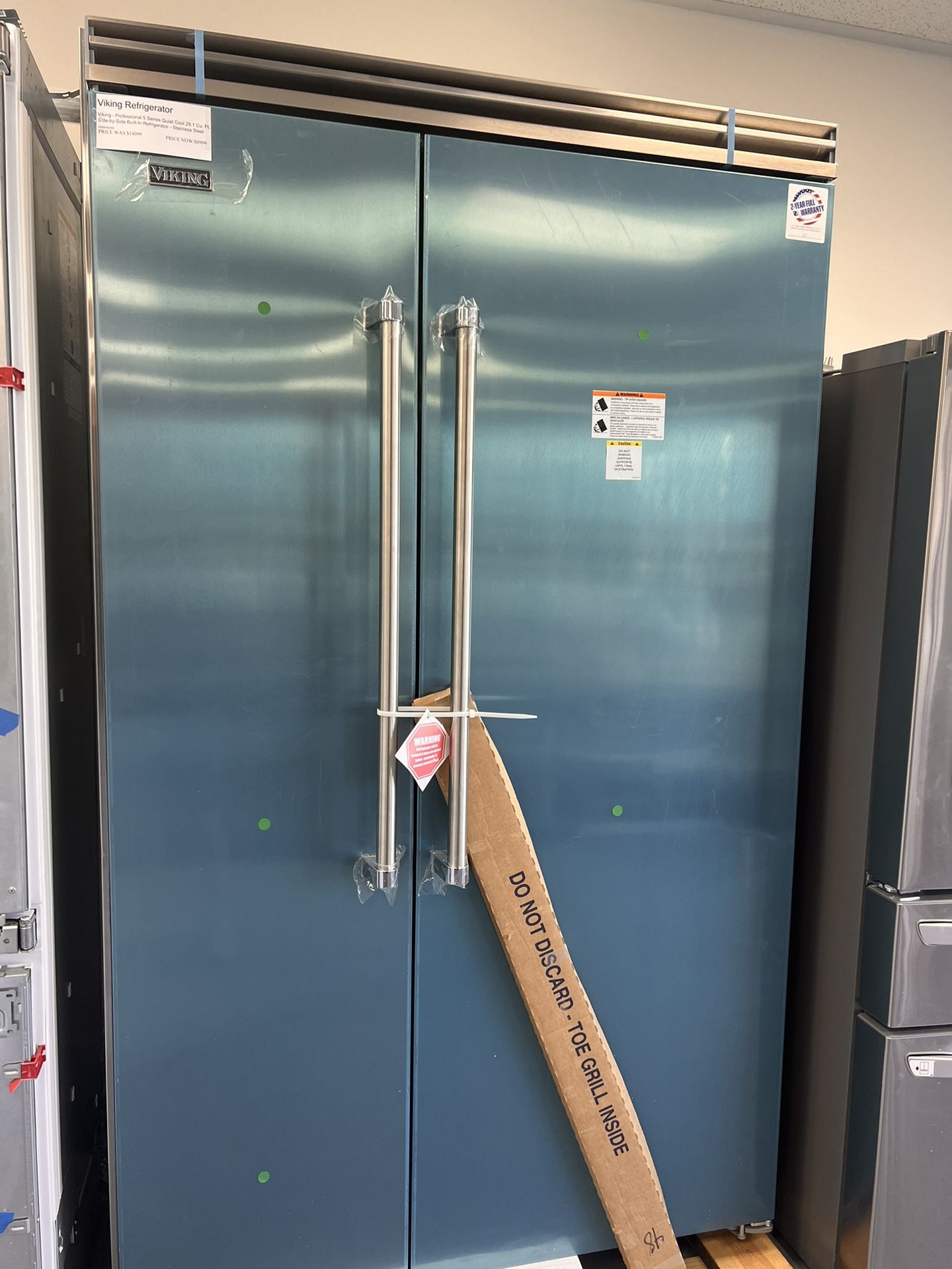 Viking, amazing deal for the Viking refrigerator Viking - Professional 5 Series Quiet Cool 29.1 Cu. Ft. Side-by-Side Built-In Refrigerator