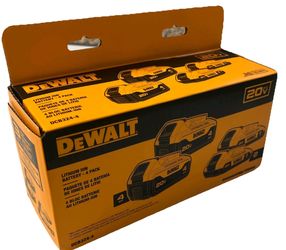 Dewalt 20v battery 4pack