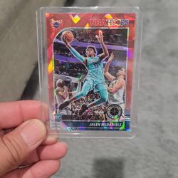 Jalen McDaniel Red Cracked Ice Rookie Prizm Premium Stock