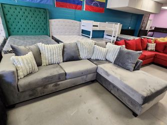 Sectional sofa gray on sale for: