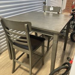 Small Square Kitchen Table 2 Chairs 