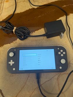 Nintendo Switch Lite Gray with Charger