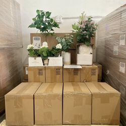 Pallet of Artificial Plants