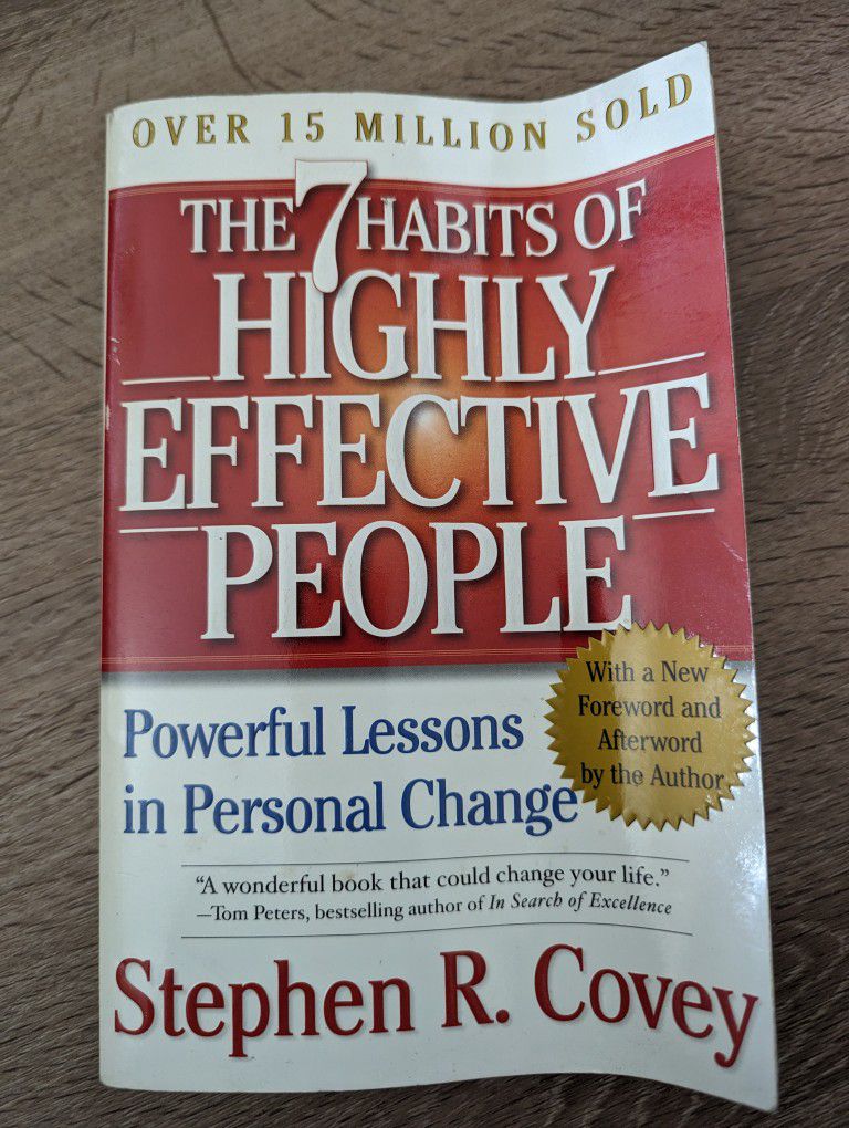 $8, Used Book, The 7 Habits Of Highly Effective People By Stephen R. Covey 