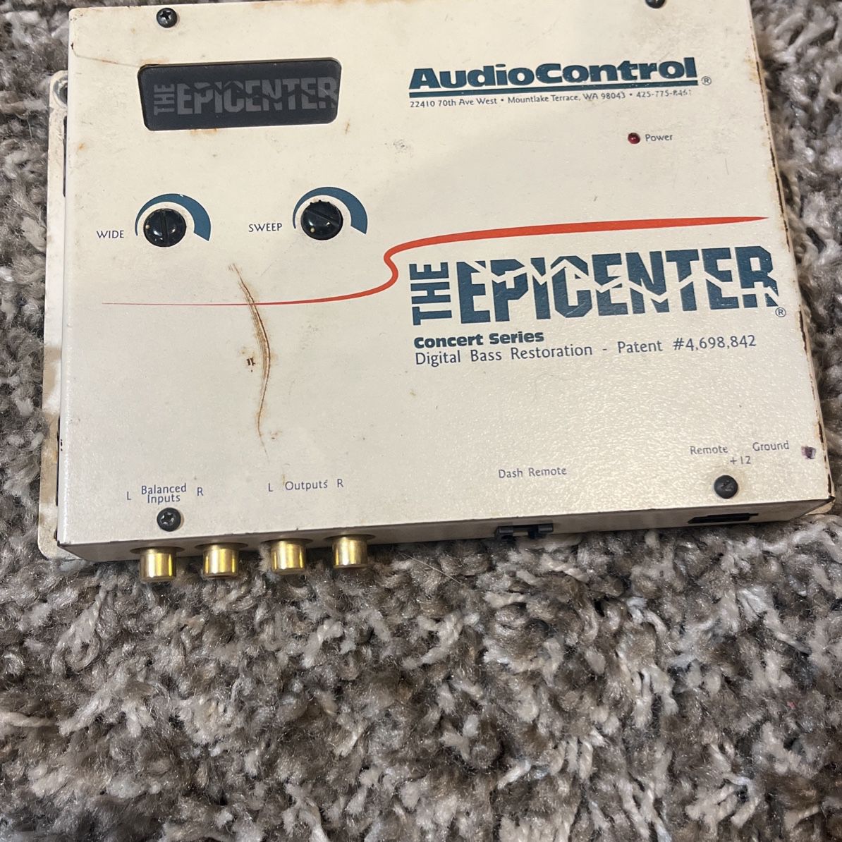The Epicenter Audio Control Amp