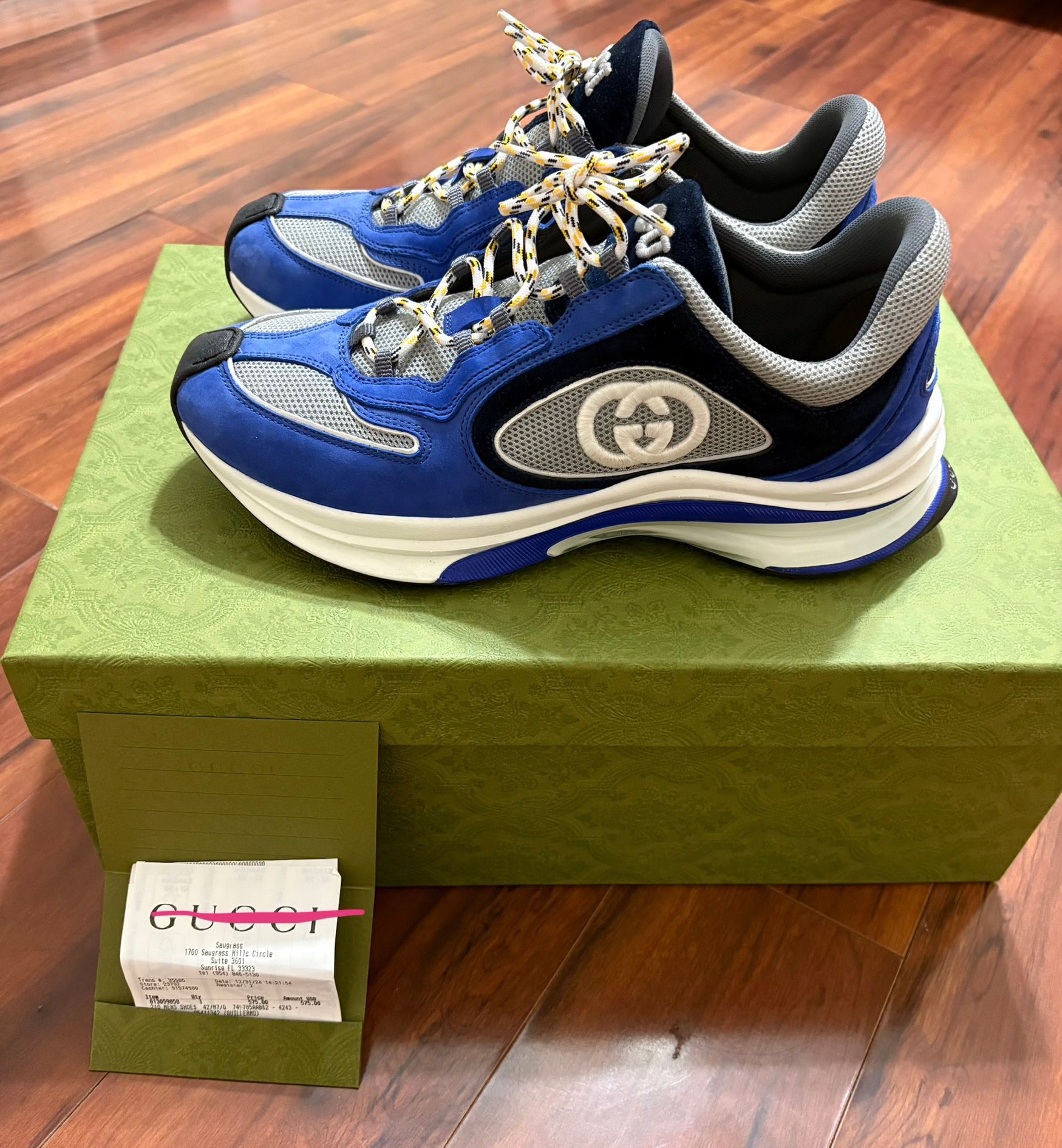 Gucci Shoes Authentic New Size 8.5 Men