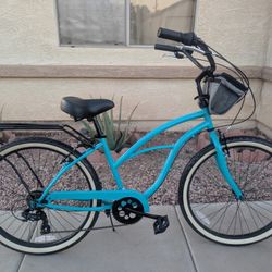 26"sixthreezero women beach Cruiser Bike. 7 speeds. Like New 👌🏼