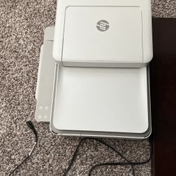 White HP printer