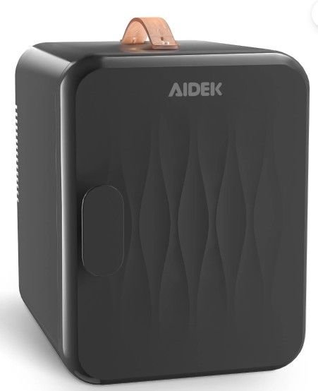 Cosmetic Mini Fridge for Skin Care/Makeup, 4L Portable Beauty Fridge Aidek Input 12 Volt or Car Plug