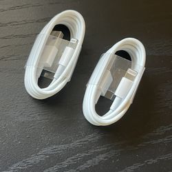 New iphone chargers USB cables , take them both for only $15