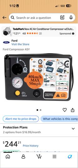 Ford Temporary Mobility Kit Compressor ASY