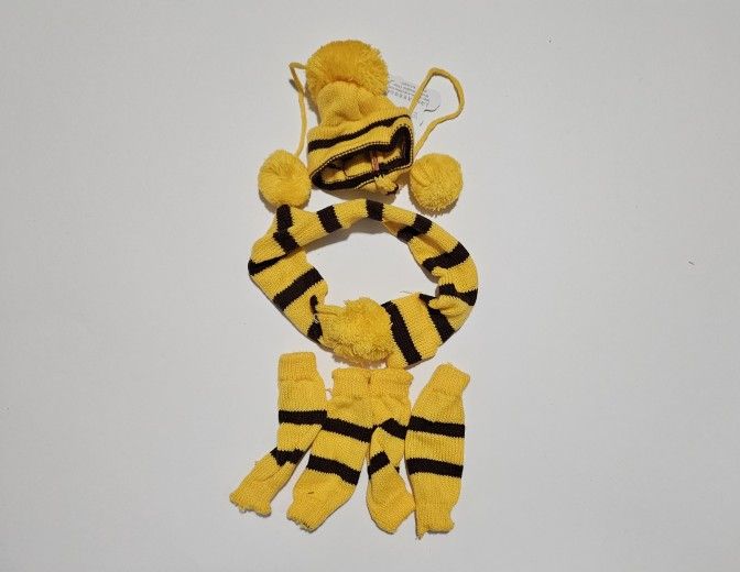 Dog Or Cat Winter Hat Set