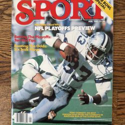 Tony Dorsett Dallas Cowboys Jan 1982 SPORT Magazine Ex