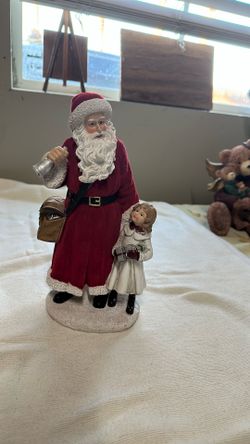 Santa Clause And A Child