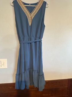 Women’s blue dress