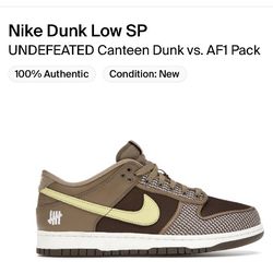 Nike Dunk Low Undefeated Canteen Size 9.5