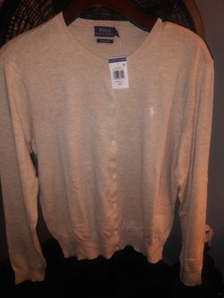 RALPH LAUREN CARDIGAN NWT