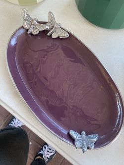 Beautiful Butterfly Drop Dish 