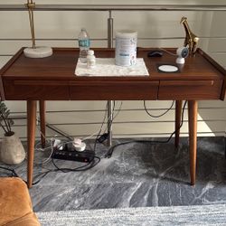 West Elm Desk With Chair 