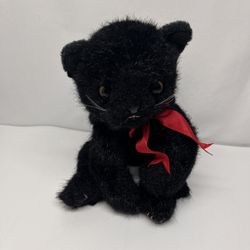 1996 Ty Baby Coal Black Cat Plush