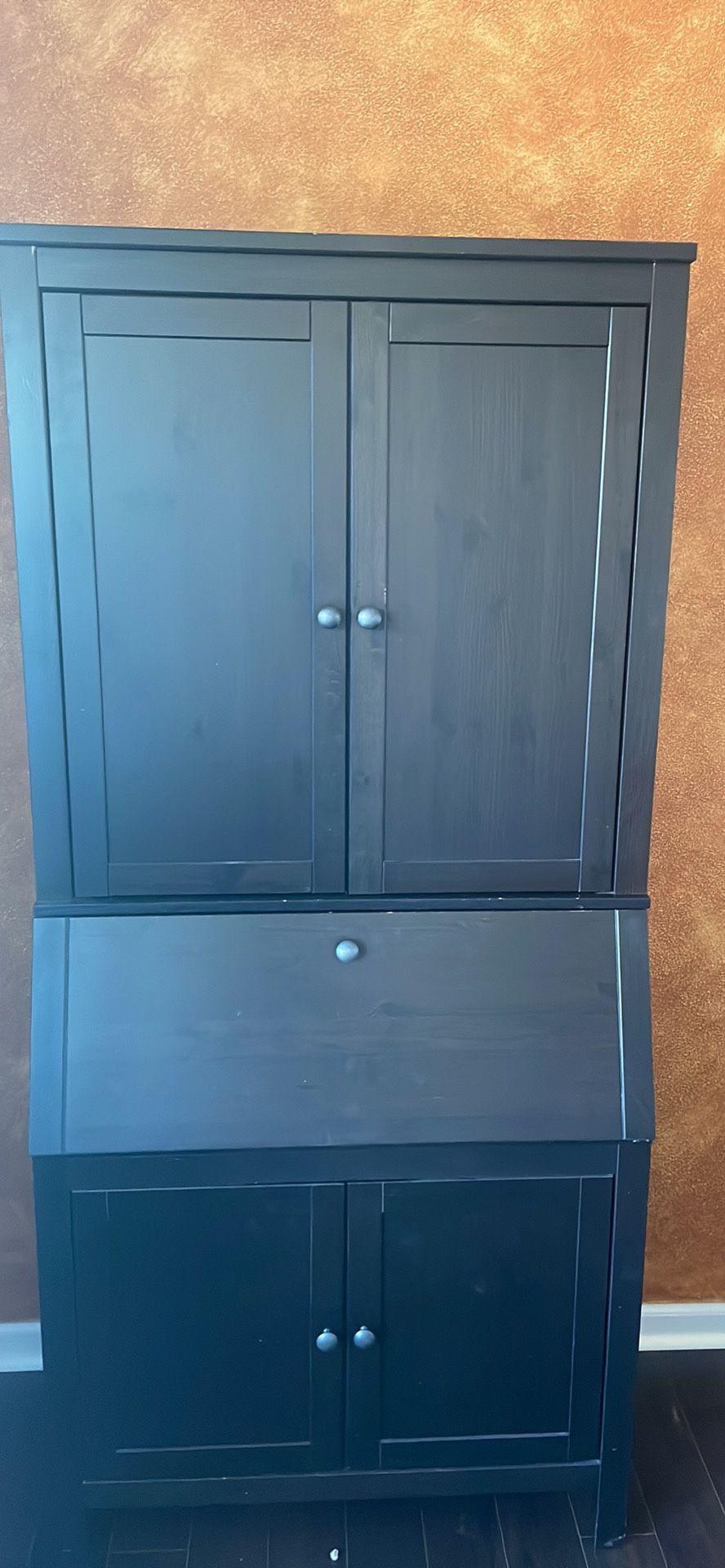 Black IKEA Desk Hemnes