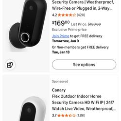Canary Flex Wire Free Security Camera 