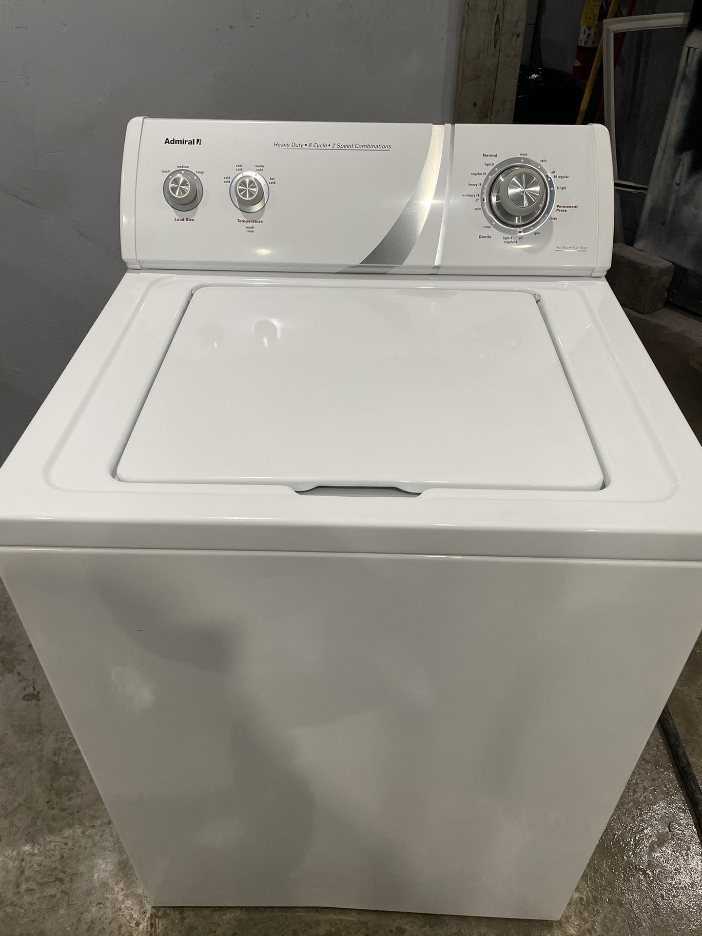 Admiral washer