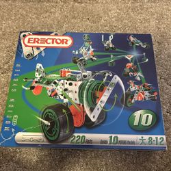 ERECTOR SET BUILDS 10 MOVING MODELS 