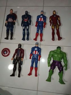 Super Hero Figure Lot 12 Inch-  DC Comics - Marvel Titan Heroes