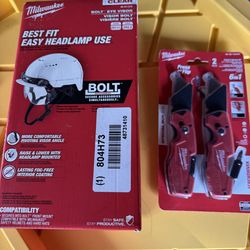 Milwaukee blades and Visors (NEW)