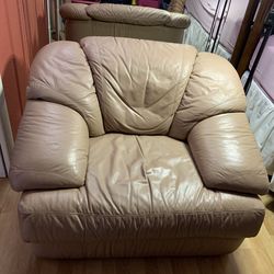 Gorgeous, Castro Convertible Natuzzi Leather Chair