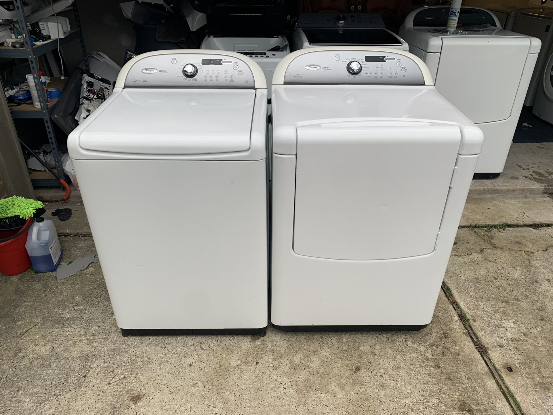 Whirlpool cabrio platinum Washer and electric dryer
