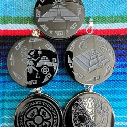 Obsidian Pendants 