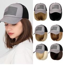 Extensions Hat Wig Adjustable