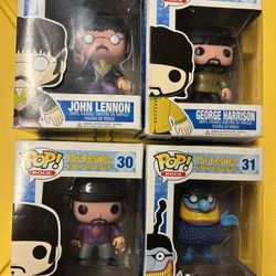 Beatles Funco Pops Set Of 4