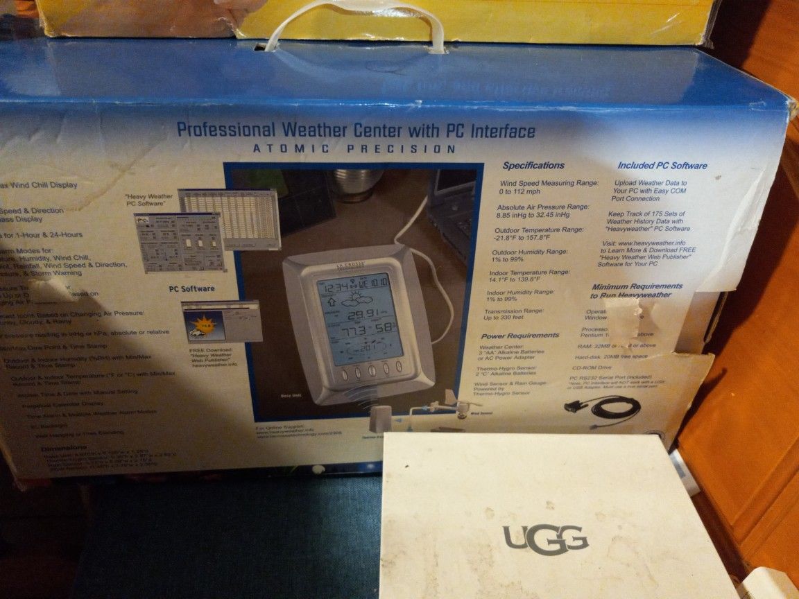 Professional Weather Center With PC Interface